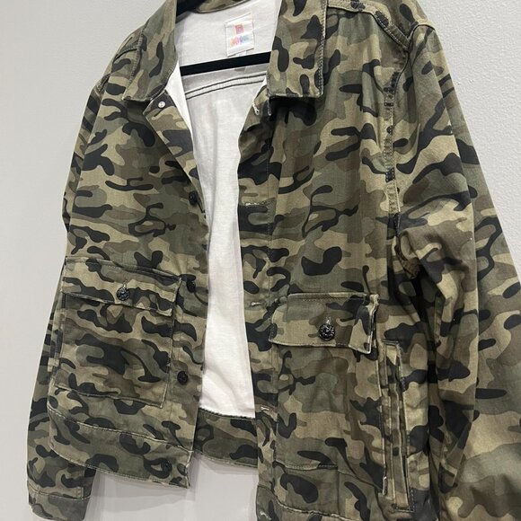 LuLaRoe Kenny Jacket Size LARGE XL in Camo Camouflage - EUC! - Picture 3 of 9